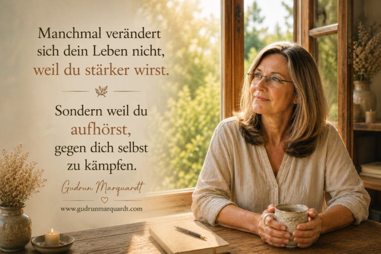 Hör auf, gegen dich selbst zu kämpfen