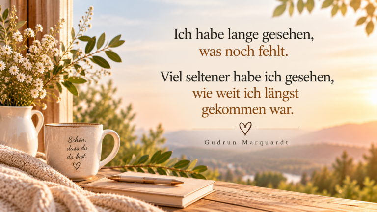 Tagesimpuls von Gudrun Marquardt über das Gefühl, nie gut genug zu sein und den eigenen Fortschritt kaum wahrzunehmen.