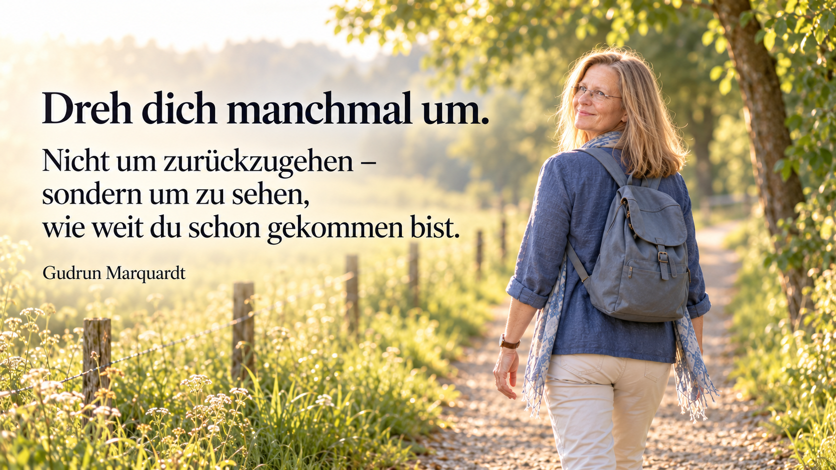 Vielleicht übersiehst du gerade, wie weit du schon gekommen bist