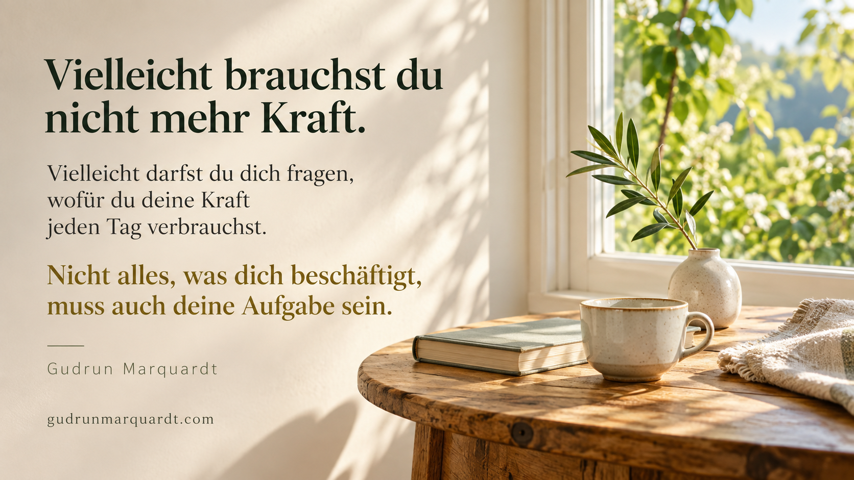 Vielleicht bist du nicht erschöpft vom Leben – sondern vom ständigen Müssen